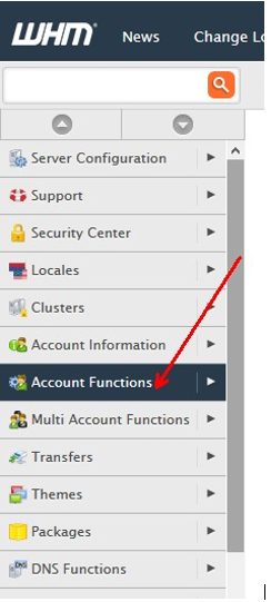 clink on account functions